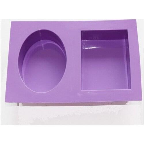 Rectangle Soap Candle Cake Muffine Silicone Mold Mould
