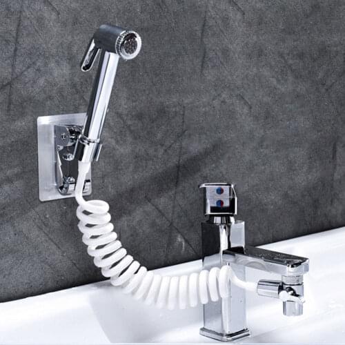 Bathroom Faucet External Shower Handheld Sprayer Sprinkler+Base+Hose+Valve Set For Hand Basin Sink Shower Faucet