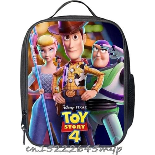 Keep Warm Toy 4 Story Lunch Bags for Women Kids Insulated Lunch Bag Thermal Bag Cooler Box Children School Lancheira Termica