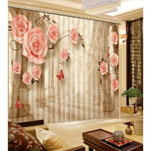 Customize height modern curtains for living room bedroom decoration window curtain