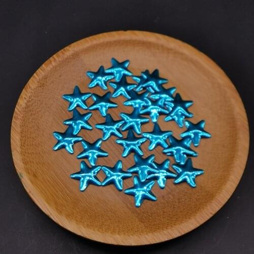 Blue Star Studs Hot-Fix AA Nailhead 9MM Flatback Rhinestones For Clothes Metal Punk Studs Spikes Shoes Decorations