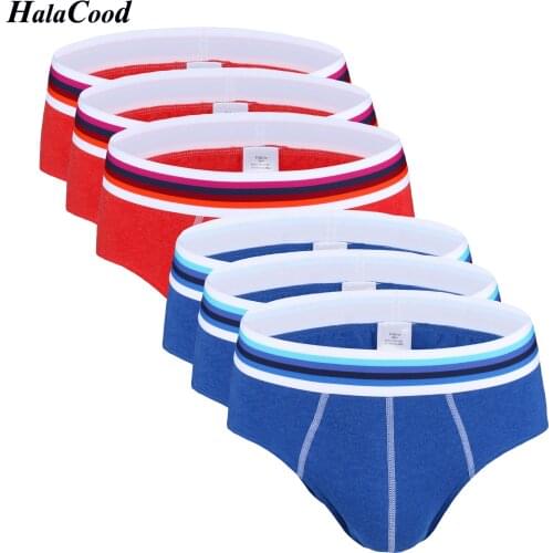 6Pcs/lot Hot Brand Quality New Mr Fashion Sexy Mans Underwears Men'a Briefs Shorts Cotton Cueca Male Underpant Large Size Fat