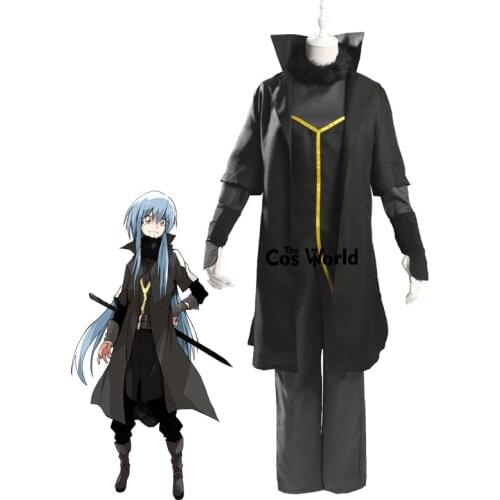 That Time I Got Reincarnated as a Slime Rimuru Tempest Cloak Coats Jackets Outerwear Outfits Anime Cosplay Costumes