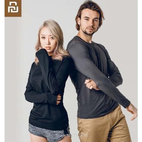 Youpin Giavnvay men women Long sleeve bottoming shirt Highly elastic Comfortable warm Autumn winter Undercoat Thermal Underwear
