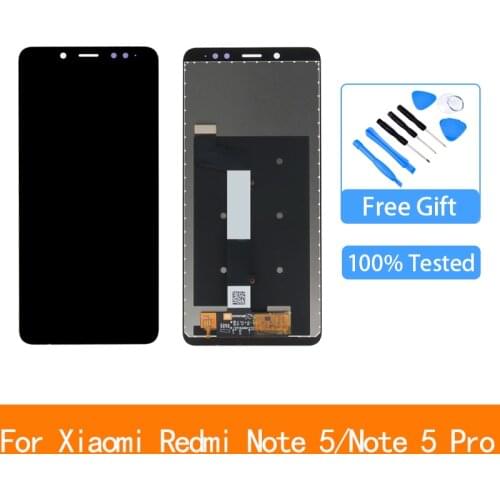 Original For Xiaomi Redmi Note 5 LCD Display With Frame For Redmi Note 5 Pro Display Replacement Digitizer Assembly Repair Parts