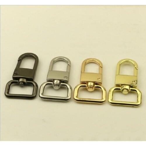 10 pieces/lot) Luggage hardware accessories inner diameter 1.9 cm shoulder strap ring spring buckle key ring connection buckle