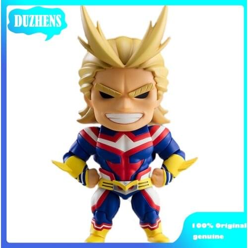 My Hero Academia Original Japanes All Might Q version figma PVC Action Figure Anime Figure Model Toys Figure Doll Gift