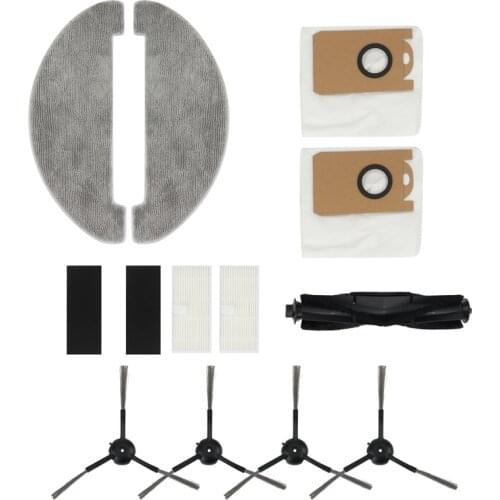 11PCS Suitable For Viomi Sweeping Robot S9 Accessories: Dust Bag Side Brush Main Brush Filter Screen Cleaning Mop