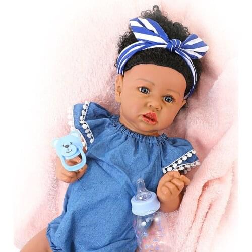 24inch Reborn Babies Doll 60cm Soft Silicone Body Reborn Toddler Baby Lifelike Dolls Christmas Surprice Gifts Doll For Children