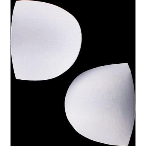 5pair Soft Thin Half Round Cup Pads Sponge Foam Bra For Bikini Padding Insert Bridal Bra Accessorries WB124