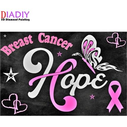 Diy 5D diamond painting full circle flower butterfly English word embroidery mosaic home decoration