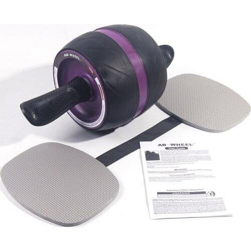 Big Abdominal Roller Wheel Exercise Equipment Mute Roller Muscles Workout Home Gym Fitness Equipment Gift Kneeling Pad Training