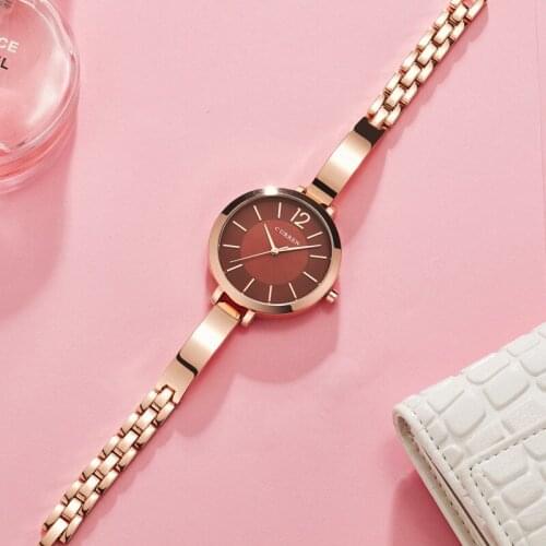 CURREN Women Quartz Analog Watch Fashion Ladies Wristwatch montre bracelet femme relogio femino saat kadin Gifts Casual Clock #a