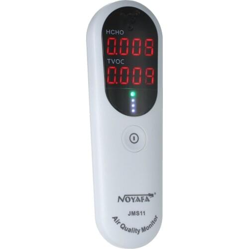 Formaldehyde Detector Indoor Air Quality Monitor HCHO and TVOC Monitor with Audible Alarm LED Indicator for Home HVAC System