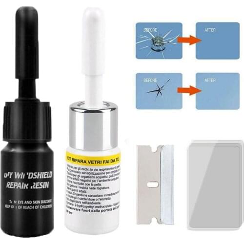 Car Windshield Cracked Repair Tool Automotive Glass Repair Fluid Windscreen Car Window Windshield Glass Crack Repair Tool Kits