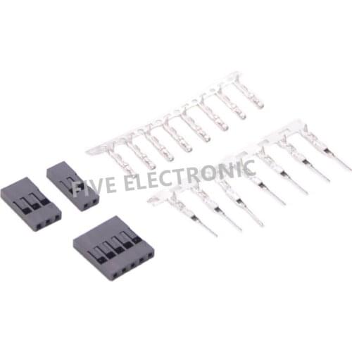 Pitch 2.54mm Dupont Male/Female Terminal Blocks 1P2P3P4P5P6P Rubber Shell/Case/Housing