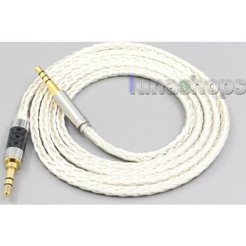 LN007246 16 Core OCC Silver Plated Headphone Cable For Audio Technica ATH-WS660BT WS990BT WS1100iS ATH-M50xBT SR50 SR50BT