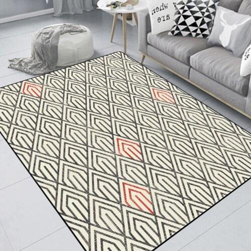 Nordic geometric sofa coffee table floor mat Household modern simple bedroom bedside blanket rugs and carpets for living room