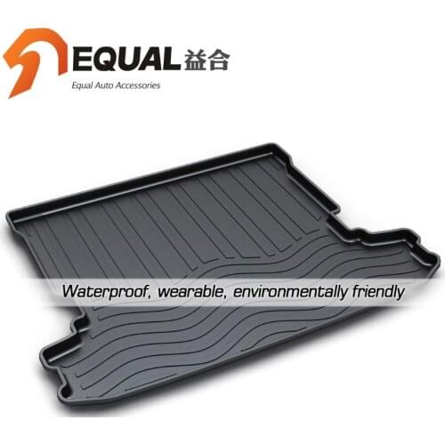 Non-Slip Cargo Liner Trunk Mat for MITSUBISHI PAJERO LANCER EX Cargo Mat Trunk Mat-Black