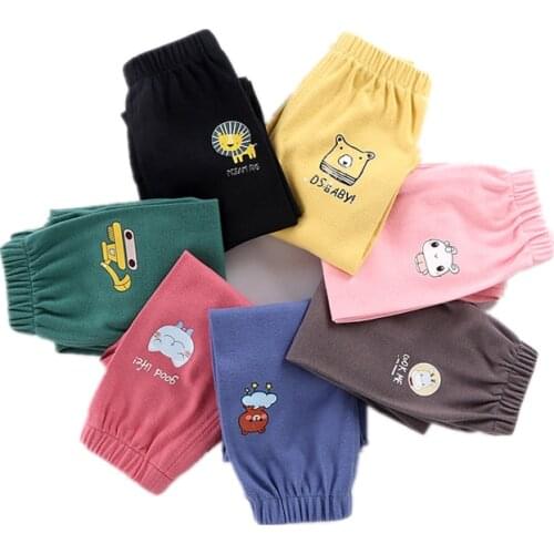 New Toddler Cotton Pants Boy Girl Spring Summer Baby Cute Fashion Sport Trousers Infants Exquisite 1 2 3 4 5 Years Clothes
