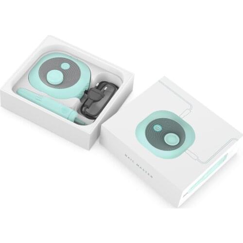 New Gift Electric Nail Drill Bits Set Mill Cutter Machine Smart for Manicure Polishing 24W Nail Art Equipment with grinding head