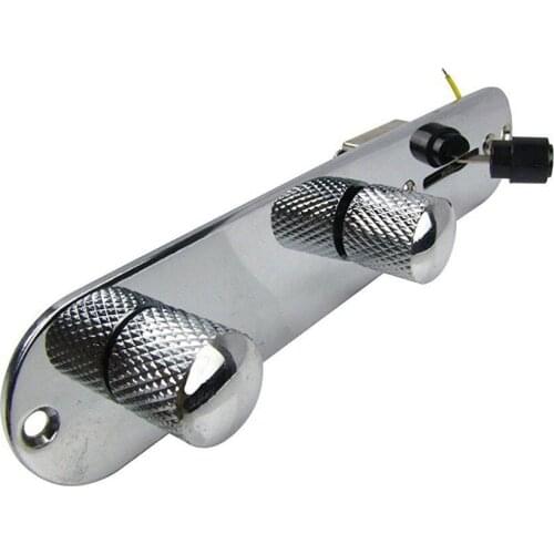 Switch Control Plate for TELE style electric guitar_Chrome/Gold plated.three sections metal control panel set circuit system