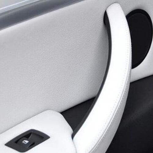 Right Inner Door Panel Handle Outer Trim Cover For 04-12 BMW E90 335 And 3-Series