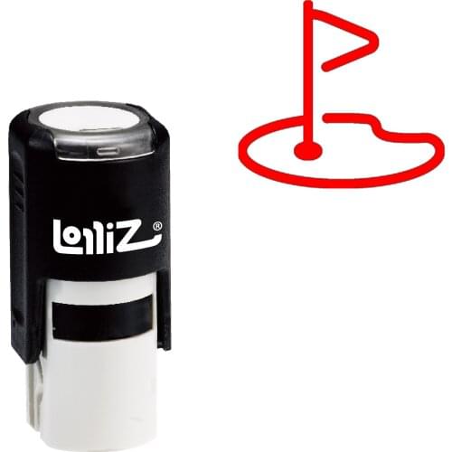 LolliZ Golf Self-Inking Rubber Stamp - Modern Symbol Series