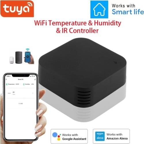 Tuya Smart WiFi Infrared Remote Control WIFI Universal WIFI Remote Control with Temperature and Humidity Detector