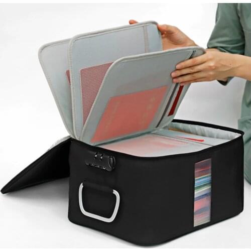 Zipper Storage Bag Large Clothes Luggage Compression Lock Reclosable Storage Bag Portable Travel Home Organization OO50SN