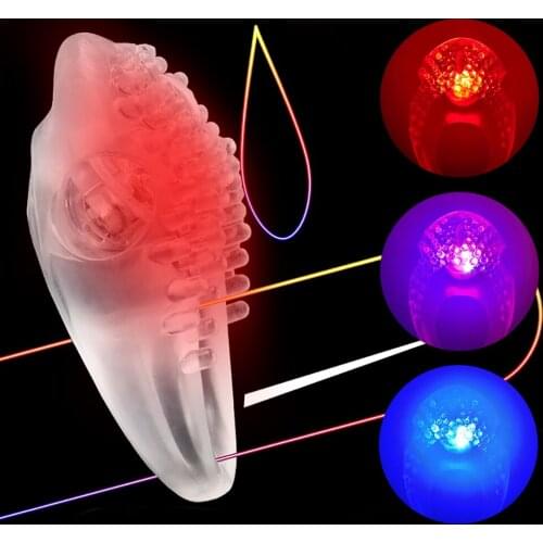 Glowing Penis Ring Durable Delay Ejaculation Cock Ring Flash Rubber Rings Penis Enlargement Sex Toys For Men Lock Ring Sex Shop