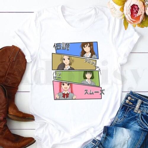 Short Sleeve Female Tops Tees Harajuku VintageT Shirts Japanese Horimiya Hori San To Miyamura Kun Anime Womens T-shirt
