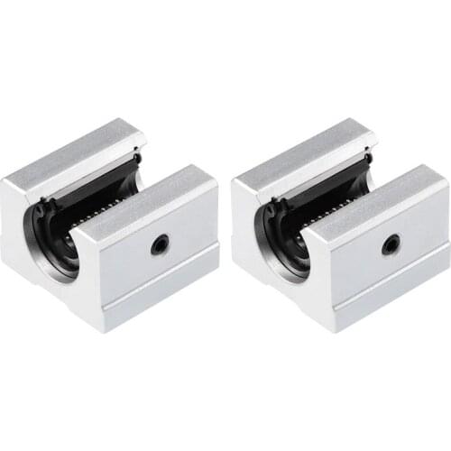 2 Pcs SBR12LUU SBR12 LUU 12Mm Linear Bearing Motion Pillow Long Slide Block For 12Mm Linear Guide Rail