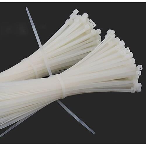 5*350mm & 5*400mm Nylon cable tie white black 4.7mm wide self-locking strap fastener wire and cable various specifications