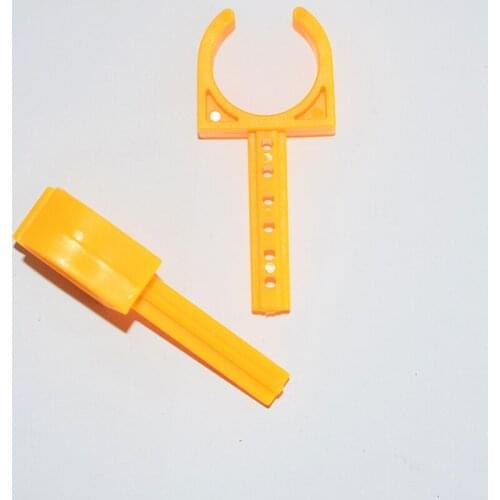 5/50pcs short Vertical 130 motor seat plastic bracket clip baby toys parts Technology Model Parts model materials rc car