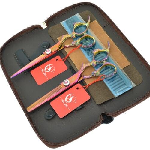 6.0" Meisha High Grade Hair Scissors Hairdressers Cutting Scissors JP440C Barbers Thinning Clippers Professional Shears A0092A