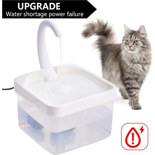 Automatic Circulating Water Dispenser For Pets Cat Water Dispenser LED Pet Automatic Drinking Fountain For Pet