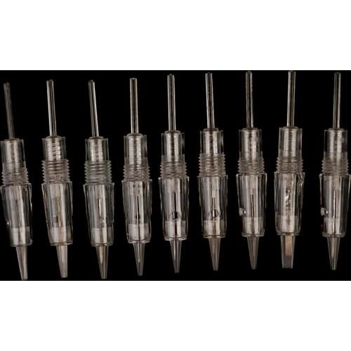 Hot Sale! 10Pcs/Set Disposable Screw Tattoo Needles Cartridge D1,P1,P2,P3,P5,P7,FP3,FP5,FP7 Permanent Makeup Machine Accessories