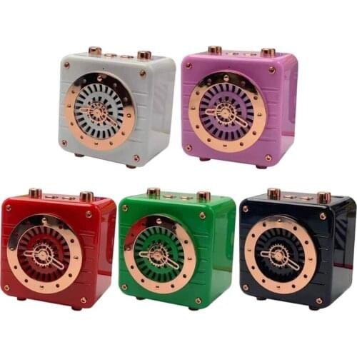 Retro Speaker Wireless Portable Subwoofer Bluetooth Outdoor Surround Loudspeaker Wireless