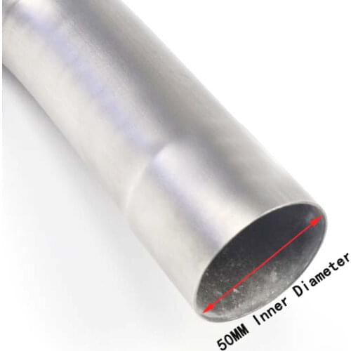 For Ninja ZX6R ZX636 Motorcycle Stainless Steel Middle Connecting Pipe 2009 2010 2011 2012 2013 2014 2015 2016 2017 2018 2019