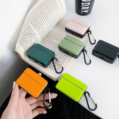 Fashion Silicone Headphone Anti-fall Belt Hook Case Thin Case with Hanging Buckle Earphone Headset Box for Apple Airpods pro 3