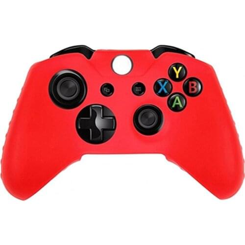 New Colorful Gamepad Cover Fashion Game Controller Silicone Gel Case Cover Skin for Microsoft Xbox One with 2 Joystick Game Caps