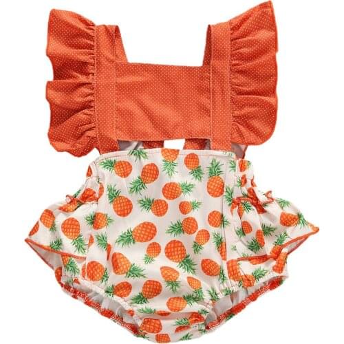 Newborn Kids Baby Girls Clothes Floral Outfits Set Lace Jumpsuit Romper Sunsuit