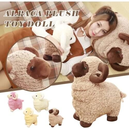 Plush Cute Cartoon Sheep Dolls Soft Toy Stuffed Animal For Home Decor Birthday Gifts 38CM Pillow Cushion Doll Stuffed Toys Gift