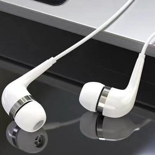 Wired Earphone In-ear 3.5mm Stereo Direct Insertion Wire Controllable Moving Coil 1.2m Wired Headphone Sport Headset with Mic