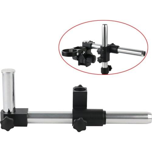 Diameter 32mm Adjustable Metal Arm Singal Arm Microscope Stand Boom Rod For Trinocular Stereo Microscope Industrial Camera