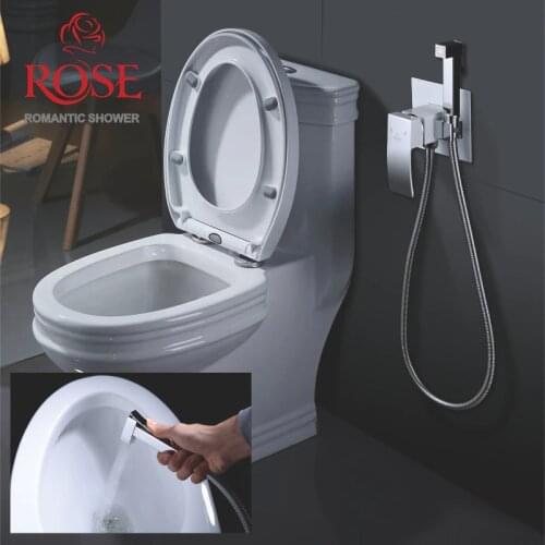 ROSE Built hygienic shower, hand shower bidet Muslim shower faucet bidet, brass faucet Wall R1505F