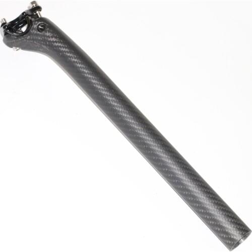 Newest Mountain bike matt 3K full carbon fibre bicycle seatposts Road MTB light parts 27.2/30.8/31.6*350mm 25mm offset Free ship