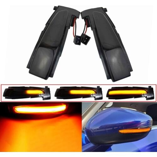 For Peugeot 508 SW 2010-2017 Citroen DS5 C4 Grand Picasso II 2013 LED Dynamic Turn Signal Light Flowing Blinker Indicator