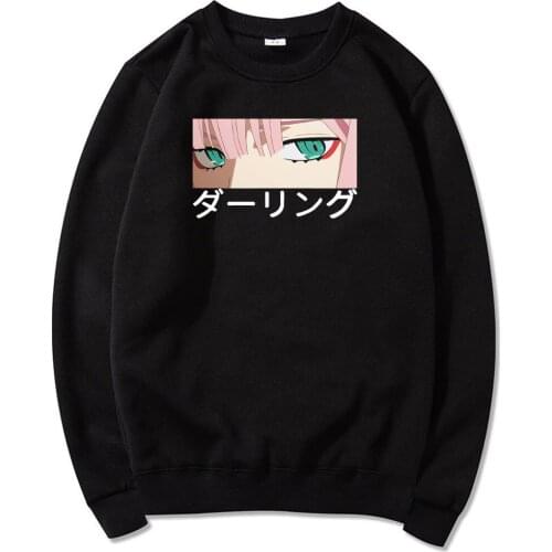Zero Two Darling In The Franxx Hoodie Men Fashion Loose Casaul Tracksuit Oversize Hoodie Sweatshirt Women Pullover Sportswear